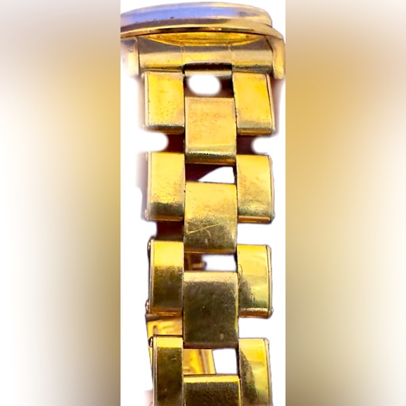 ROLEX Men's Oyster Date Gold-Plated Watch, Black Dial, Ref. 3131, 1950s. - Picture 9 of 16